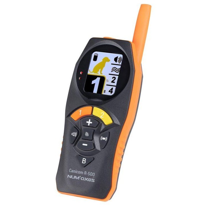 Ensemble complet de dressage - NUM'AXES - CANICOM R-500 - Pour chien - Rechargeable - Orange - 500 metres Ensemble complet de dressage - NUM'AXES - CANICOM R-500 - Pour chien - Rechargeable - Orange - 500 metres