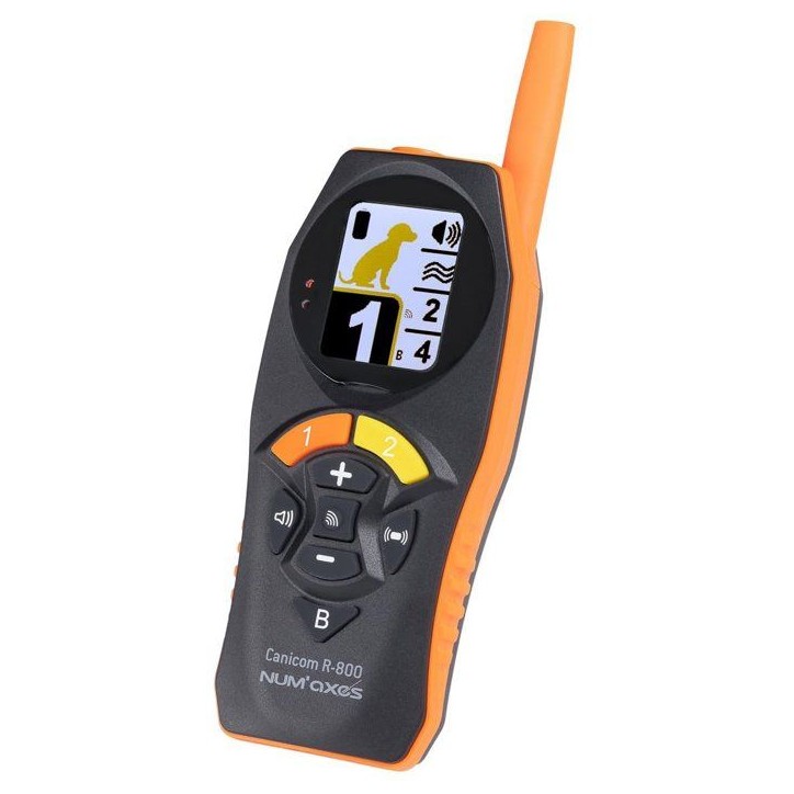 Ensemble complet de dressage - NUM'AXES - CANICOM R-800 - Pour chien - Rechargeable - Orange