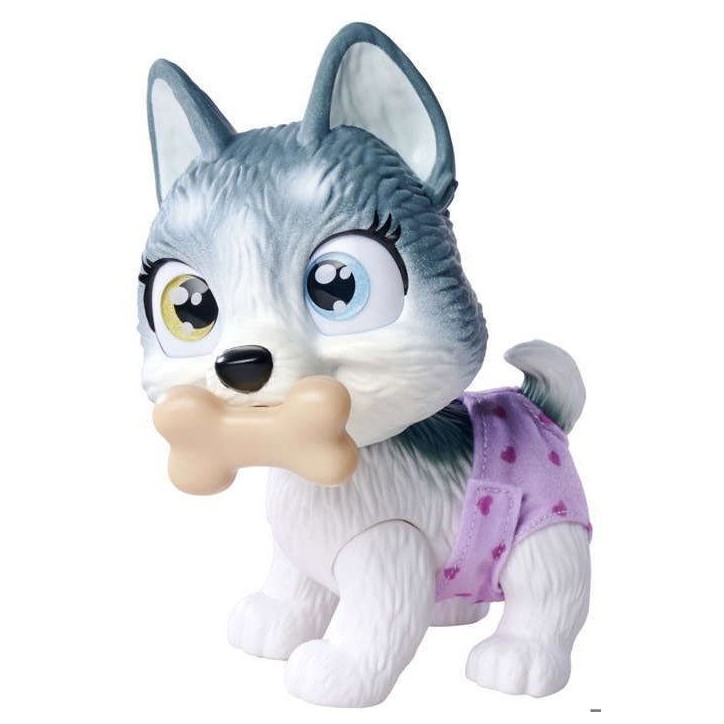 Smoby - Pamper Petz - Husky a adopter - 4 accessoires - Articulé - Bois et fais pipi - Certificat d'adoption - Des 3 ans Smoby - Pamper Petz - Husky a adopter - 4 accessoires - Articulé - Bois et fais pipi - Certificat d'adoption - Des 3 ans