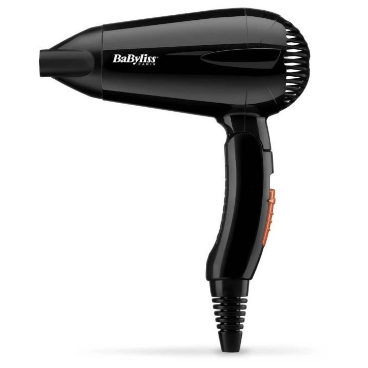 Seche-cheveux - BaByliss - 5344E Travel Dry 2000 - Compact Léger avec poignée pliable Seche-cheveux - BaByliss - 5344E Travel Dry 2000 - Compact Léger avec poignée pliable
