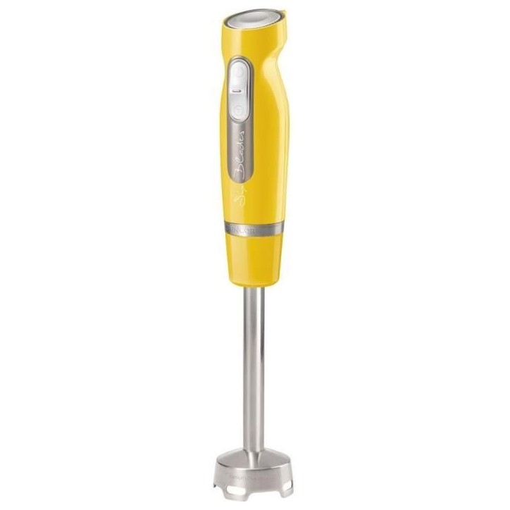 Mixeur electrique Sencor - SHB 4466YL-EUE3 - Mixeur Plongeant avec 6 Lames en Titane/Ice Crash, Jaune Mixeur electrique Sencor - SHB 4466YL-EUE3 - Mixeur Plongeant avec 6 Lames en Titane/Ice Crash, Jaune
