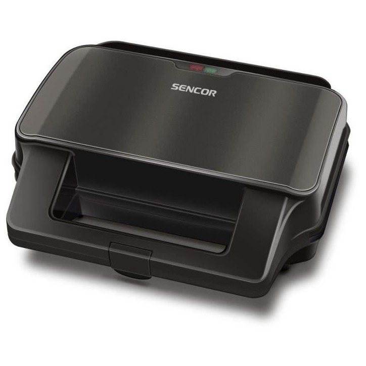 Appareil a sandwichs - Sencor - SSM 9978BK - 4 en 1 - 900W - Noir