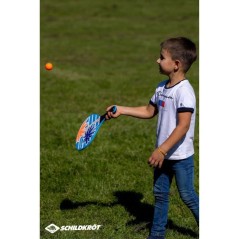 Raquettes de beachball - SCHILDKROT - Bois laqué - Poignée plastiqu