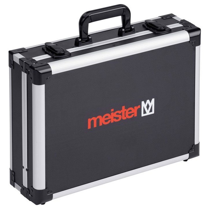 Malette a outils vide - MEISTER - Alu - 46 x 32 x 14 cm - Compartiments 15 + 6 - Bandes Velcro et élastiques intégrées Malette a outils vide - MEISTER - Alu - 46 x 32 x 14 cm - Compartiments 15 + 6 - Bandes Velcro et élastiques intégrées