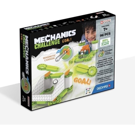 Coffret de construction - GEOMAG - Mechanics Challenge Goal! - 96 piec