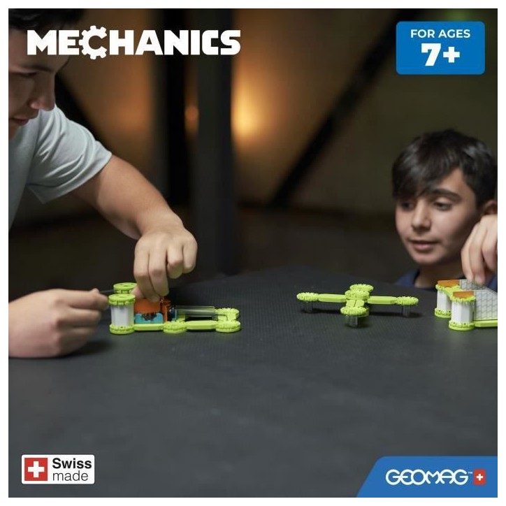 Coffret de construction - GEOMAG - Mechanics Challenge Goal! - 96 pieces - Magnétique - Jeu interactif - Plastique recyclé Coffret de construction - GEOMAG - Mechanics Challenge Goal! - 96 pieces - Magnétique - Jeu interactif - Plastique recyclé