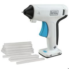 Pistolet a Colle Sans Fil - BLACK+DECKER - BCGL115-XJ - 3,6V - 20 Stic