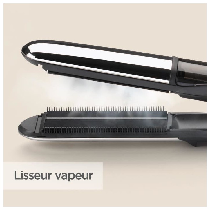 Lisseur Babyliss ST496E - Lisseur vapeur Steam Shine