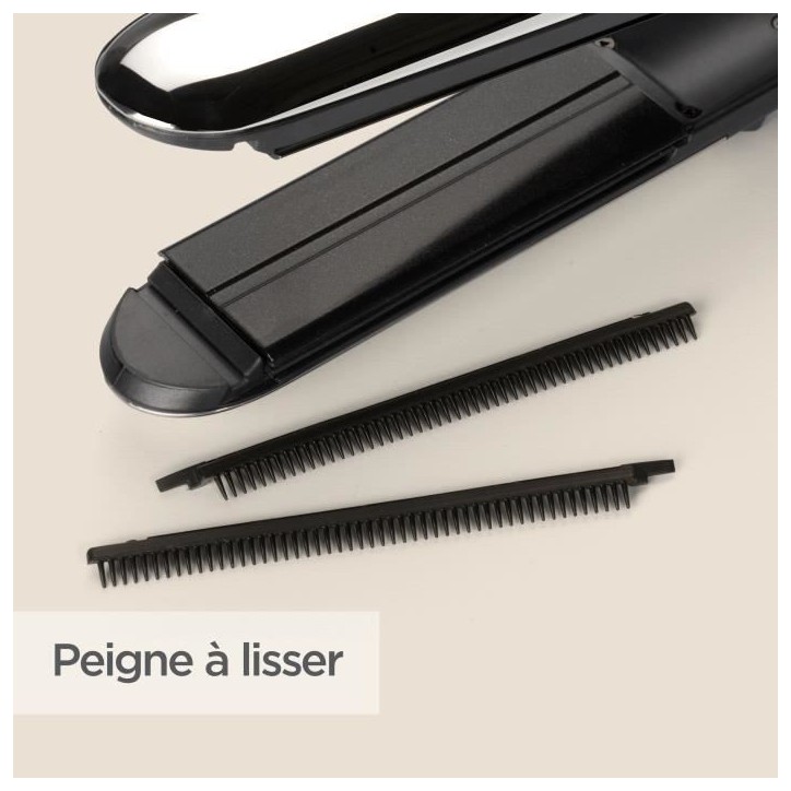 Lisseur Babyliss ST496E - Lisseur vapeur Steam Shine