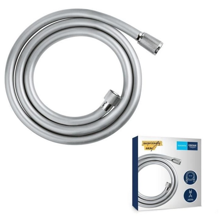 Flexible de douche - GROHE - 28741002 - 1,5 m - VitalioFlex Trend