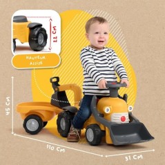 Porteur Chantier Marcel - FALK - Pelle frontale, excavatrice - Jaune -