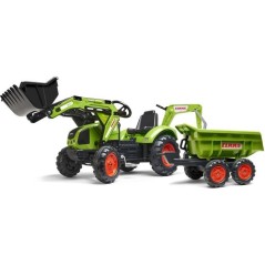 Tractopelle a pédales Claas - FALK - Volant directionnel, Selle pivot