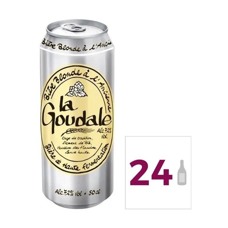 La Goudale Blonde - Biere blonde - Canette 24x50cl