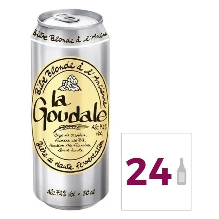 La Goudale Blonde - Biere blonde - Canette 24x50cl
