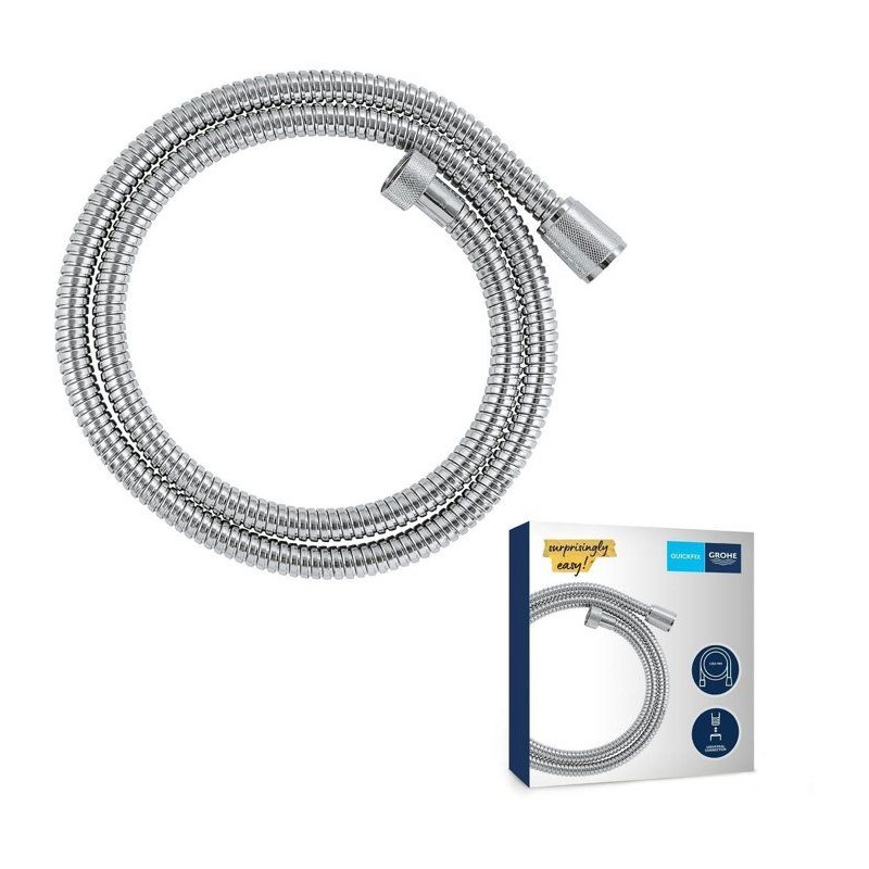 Flexible de douche - GROHE - 22106000 - 1,25 m - VitalioFlex - Métal