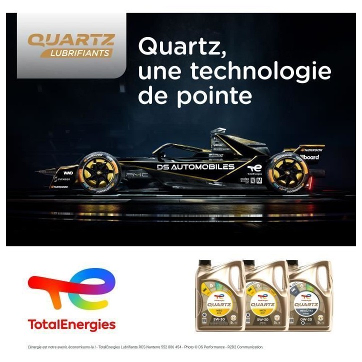 Huile moteur - TOTALENERGIES - Quartz Ineo RCP 5W-30 - 5L Huile moteur - TOTALENERGIES - Quartz Ineo RCP 5W-30 - 5L