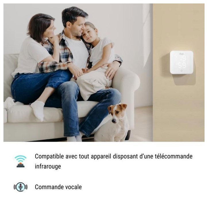 Thermostat Wi-Fi - KONYKS - Climpac - Pour pompes a chaleur et climatiseurs