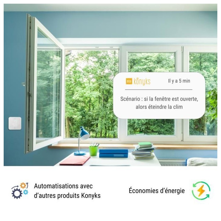 Thermostat Wi-Fi - KONYKS - Climpac - Pour pompes a chaleur et climatiseurs