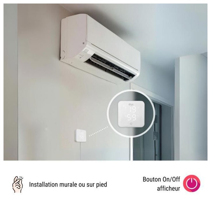 Thermostat Wi-Fi - KONYKS - Climpac - Pour pompes a chaleur et climatiseurs