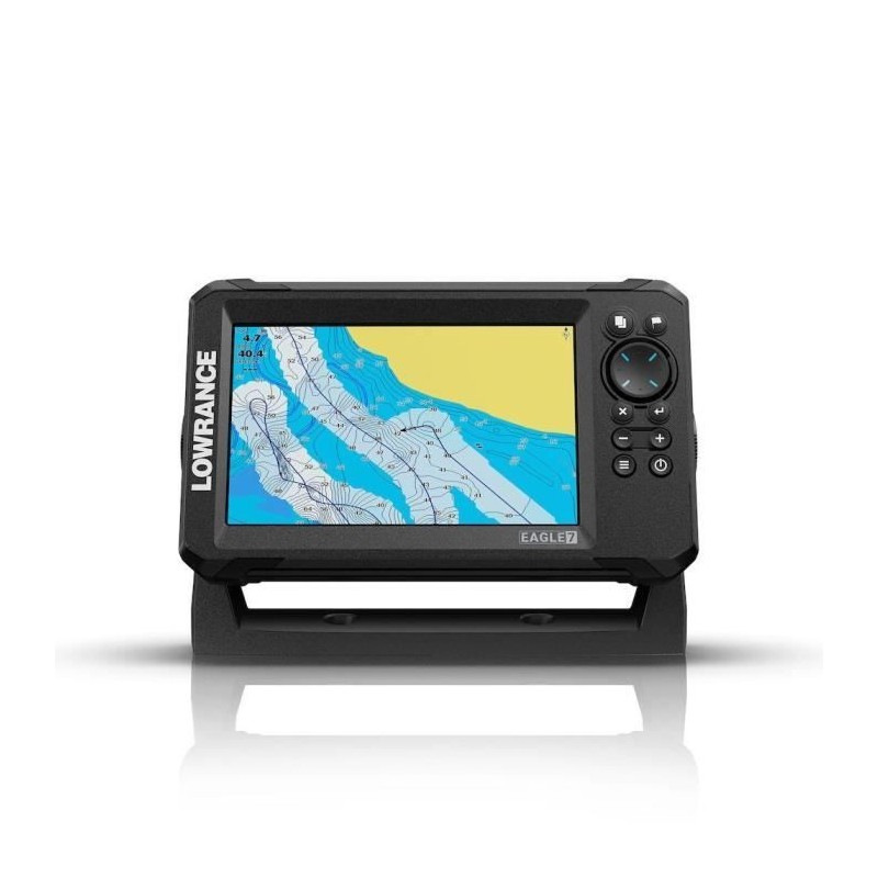 Combiné GPS sondeur - LOWRANCE - Eagle 7 - Sonde TripleShot HD - Écr
