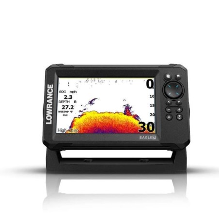 Combiné GPS sondeur - LOWRANCE - Eagle 7 - Sonde TripleShot HD - Écran IPS - Résistance IPX7
