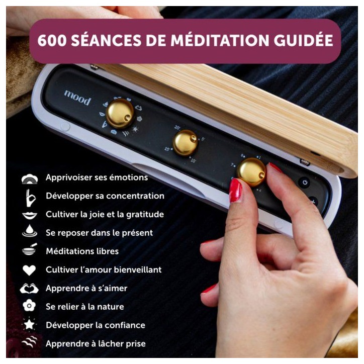 Box méditation Mood - MORPHEE - 600 audios - 10 themes Box méditation Mood - MORPHEE - 600 audios - 10 themes
