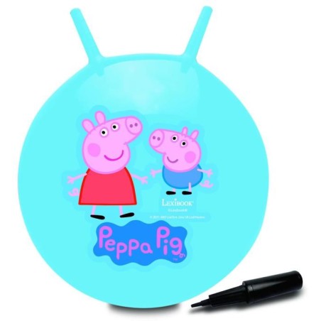 Balle sauteuse Gonflable - Lexibook - Peppa Pig - Pompe Manuelle Inclu