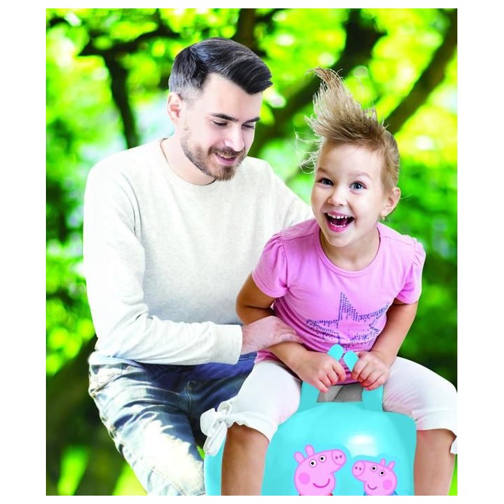Balle sauteuse Gonflable - Lexibook - Peppa Pig - Pompe Manuelle Incluse - Plastique sécurisé et résistant - Bleu Balle sauteuse Gonflable - Lexibook - Peppa Pig - Pompe Manuelle Incluse - Plastique sécurisé et résistant - Bleu