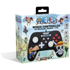 Manette - Konix - One Piece - Filaire - 3 m - Motif Luffy - Nintendo S