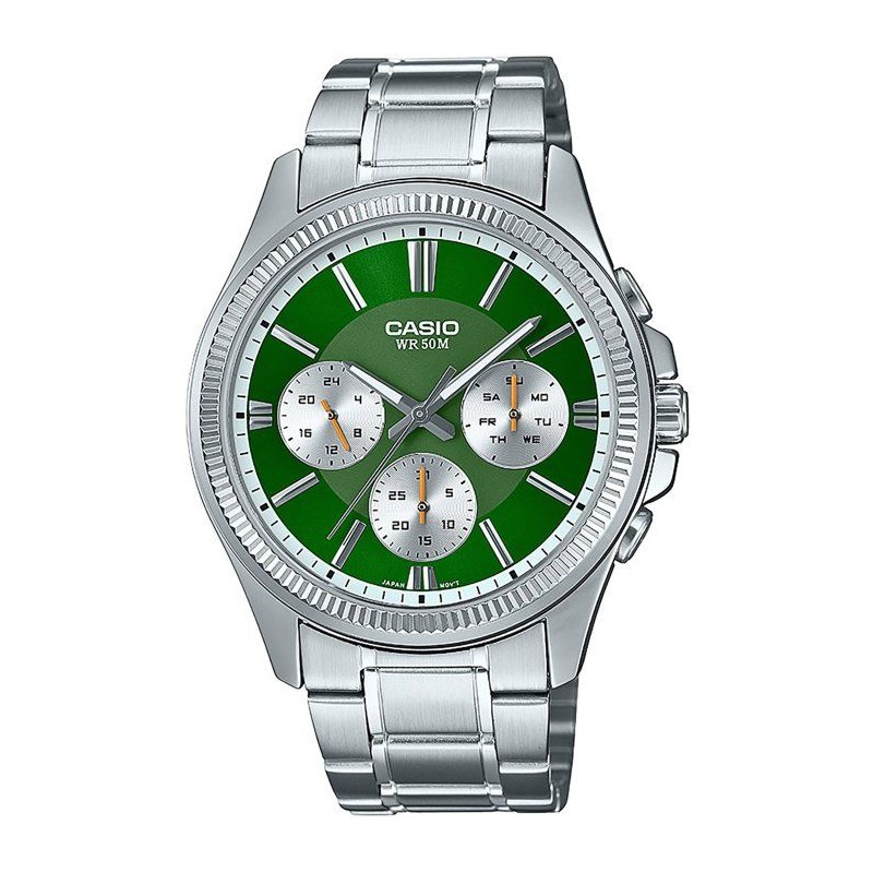Montre - CASIO - MTP-1375PD - Homme - Vert - Quartz - Analogique