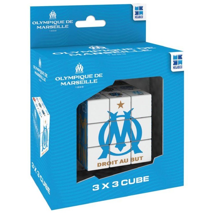 Casse tete - Cube 3 x 3 - MEGABLEU - Olympique de Marseille - Des 7 ans Casse tete - Cube 3 x 3 - MEGABLEU - Olympique de Marseille - Des 7 ans