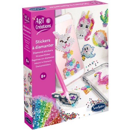 Strass Multicolore - SENTOSPHERE - Art & Créations - Stickers a diama