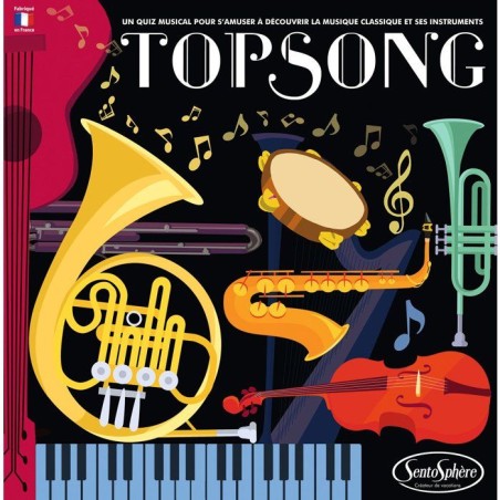 Eveil sensoriel - SENTOSPHERE - Topsong - Reconnaître les grands airs de musique classique - 46 instruments de musique - Des 8