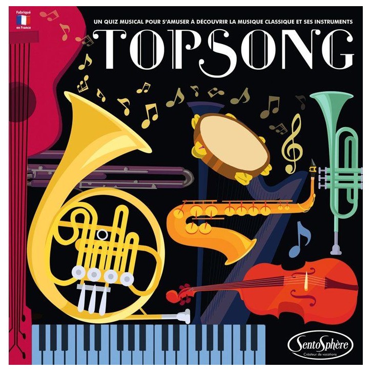 Eveil sensoriel - SENTOSPHERE - Topsong - Reconnaître les grands airs de musique classique - 46 instruments de musique - Des 8 Eveil sensoriel - SENTOSPHERE - Topsong - Reconnaître les grands airs de musique classique - 46 instruments de musique - Des 8
