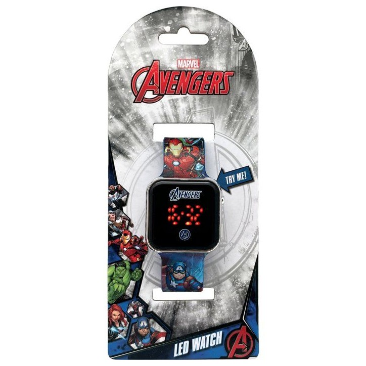 Montre LED - KIDS LICENSING - Avengers - Des 4 ans Montre LED - KIDS LICENSING - Avengers - Des 4 ans