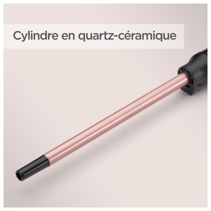 Boucleur manuel BABYLISS C449E - Diametre 10mm - Chauffe ultra-rapide - Tapis et gant thermorésistants