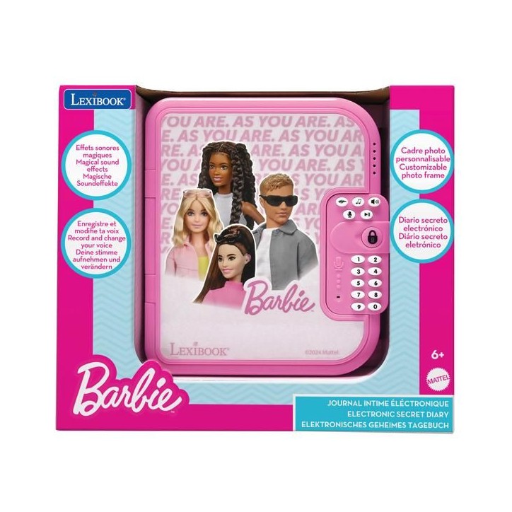 Journal intime électronique avec coffre-fort Barbie Journal intime électronique avec coffre-fort Barbie