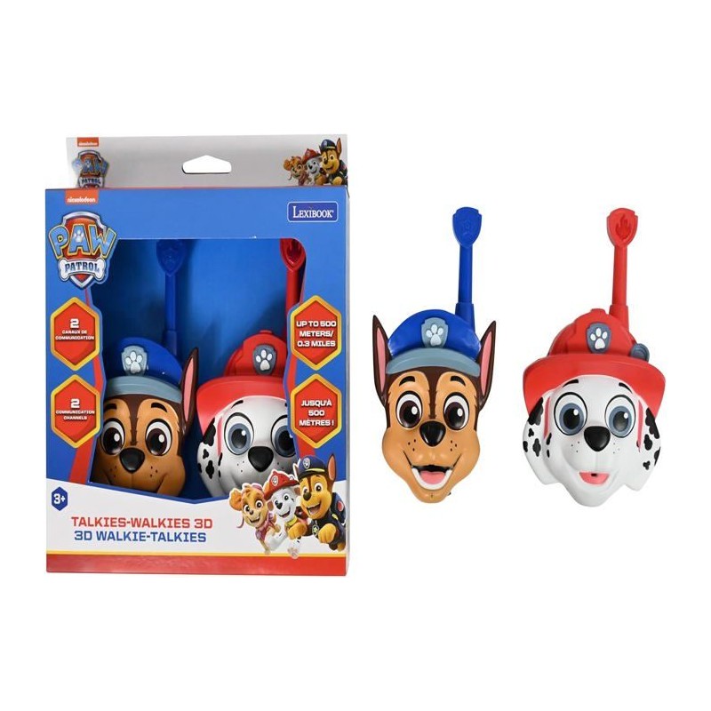Talkies-walkies Pat'Patrouille 3D