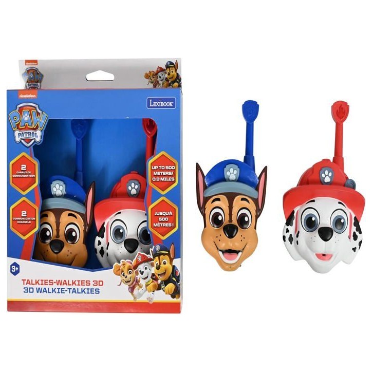 Talkies-walkies Pat'Patrouille 3D Talkies-walkies Pat'Patrouille 3D