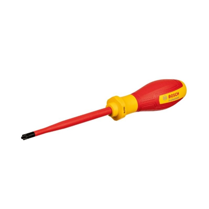 Tournevis VDE - BOSCH - SL/PZ2x125 - Isolé jusqu'a 1000 V - Manche er