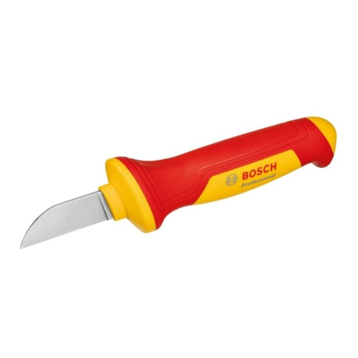 Bosch Professional Couteau a câble a lame droite VDE (en acier S2) Bosch Professional Couteau a câble a lame droite VDE (en acier S2)