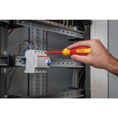 Tournevis VDE - BOSCH - TX15x75 - Isolé jusqu'a 1000 V - Élastomere