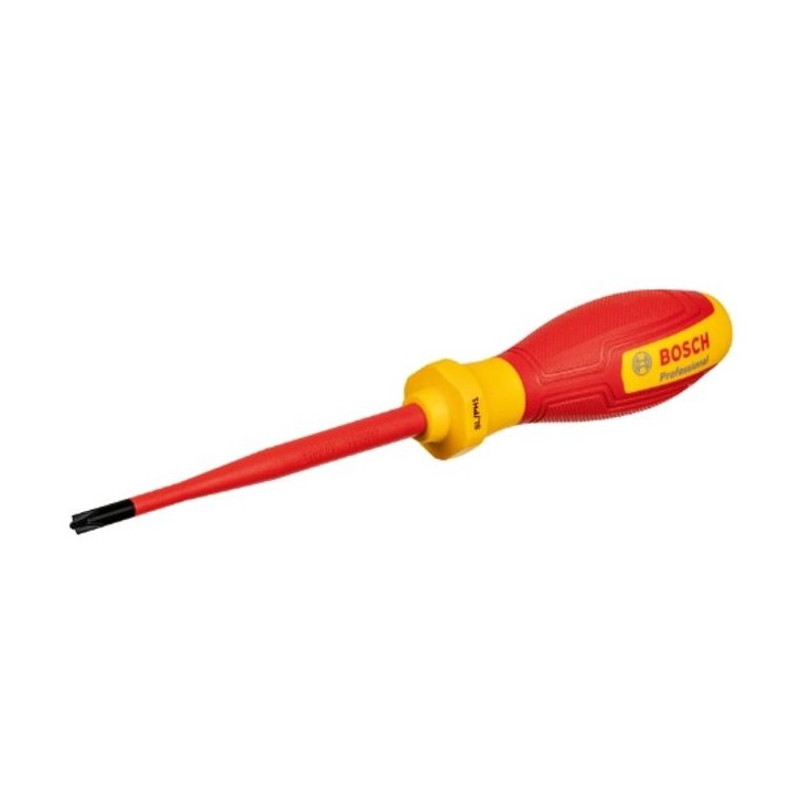 Bosch Professional tournevis VDE plat/PH1x100 (certifié jusqu'a 1 000 V, isolé avec un élastomere thermoplastique (TPE)) Bosch Professional tournevis VDE plat/PH1x100 (certifié jusqu'a 1 000 V, isolé avec un élastomere thermoplastique (TPE))