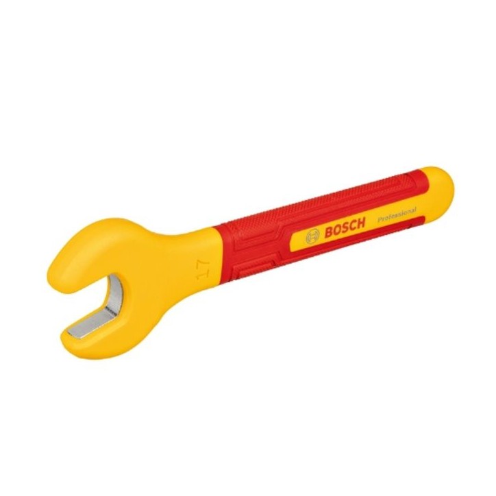 Clé plate VDE - BOSCH - 17 mm - Inclinée a 15° - Isolée jusqu'a 1000 V - Ergonomique