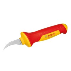 Couteau a dénuder - BOSCH - VDE - Lame en acier S2 - Isolé jusqu'a 1