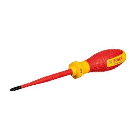Tournevis VDE - BOSCH - PH1x100 - Isolé jusqu'a 1000 V - Élastomere