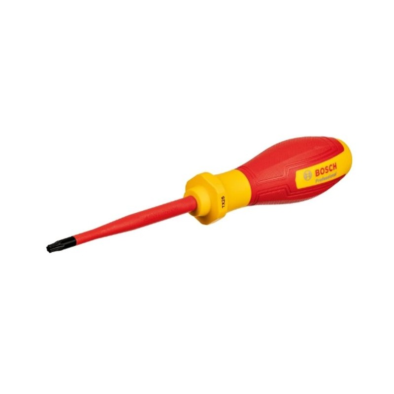 Tournevis VDE - BOSCH - TX25x100 - Isolé jusqu'a 1000 V - Élastomere