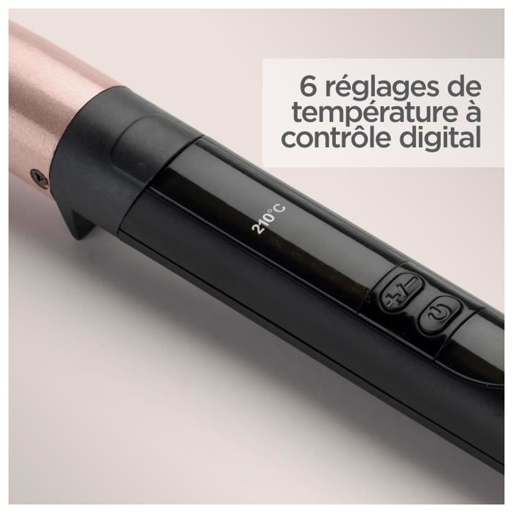 Boucleur - BaByliss - C454E Conical Wand - Pour des boucles naturelles Boucleur - BaByliss - C454E Conical Wand - Pour des boucles naturelles