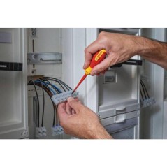 Tournevis VDE - BOSCH - SL3,5x75 - Isolé jusqu'a 1000V - Manche ergon