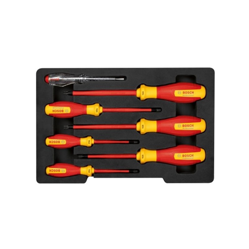 Bosch Professional Set de tournevis TX VDE (avec testeur de phase unip